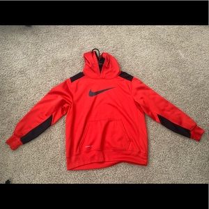 Boys red Nike hoodie size XL